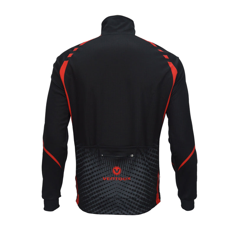 Ventoux Pro Winter Jacket, sort/rød - STR. S