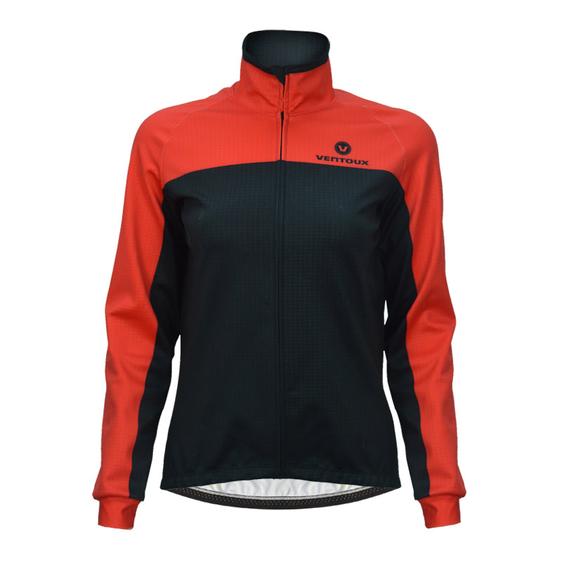 Ventoux Champion Winter Jacket (dame), sort/rød