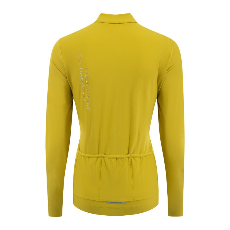 Ventoux Thermal LS cykeltrøje, mustard (dame)