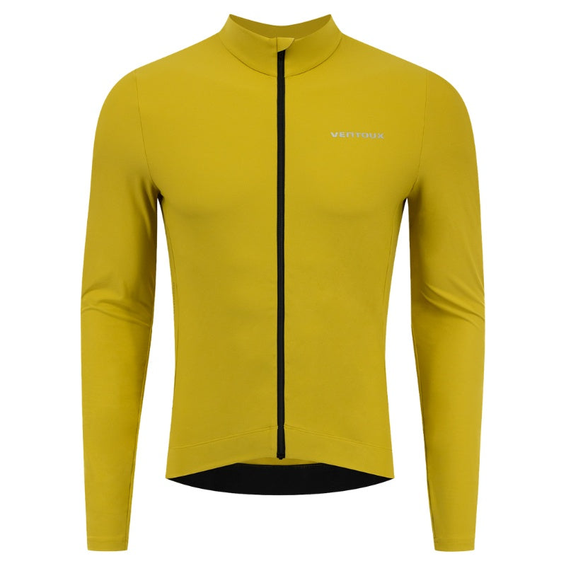 Ventoux Thermal LS cykeltrøje, mustard (herre)