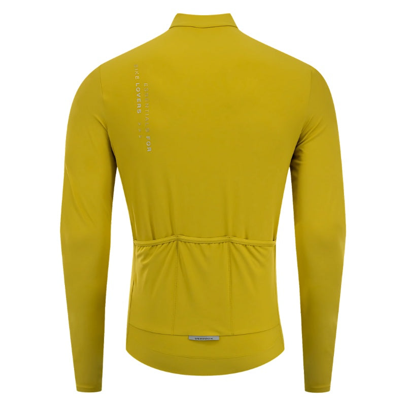 Ventoux Thermal LS cykeltrøje, mustard (herre)