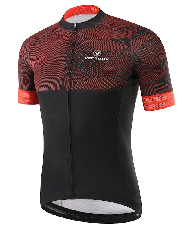 Ventoux Active Jersey, sort/rød