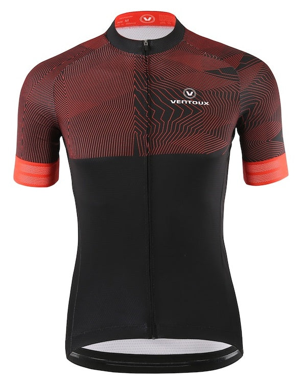 Ventoux Active Jersey, sort/rød