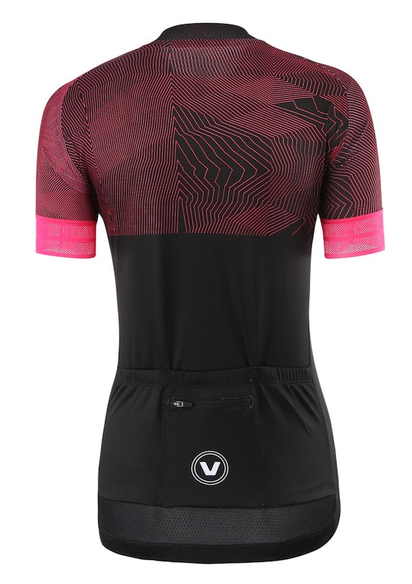 Ventoux, Active jersey, lady, sort/pink