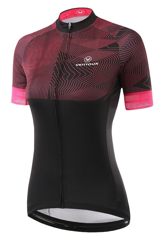 Ventoux, Active jersey, lady, sort/pink