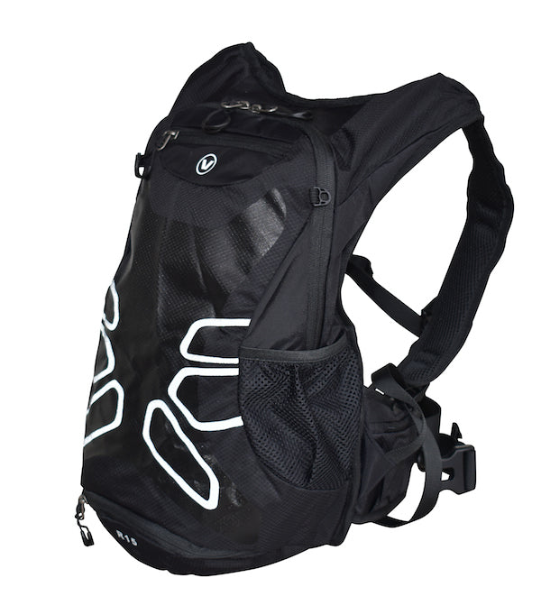 Ventoux cykelrygsæk 15 liter, sort