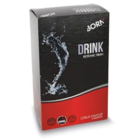 BORN Drink Isotonic Energidrik, 10 x 12 g, Citrus