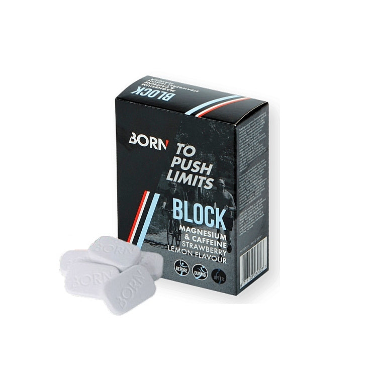 BORN BLOCK 16x4g jordbær/lemon
