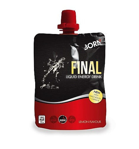 6 x 90 gram BORN Final energi-drik, Lemon