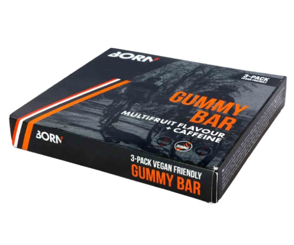 BORN Gummy Energibar med koffein, 3-pak