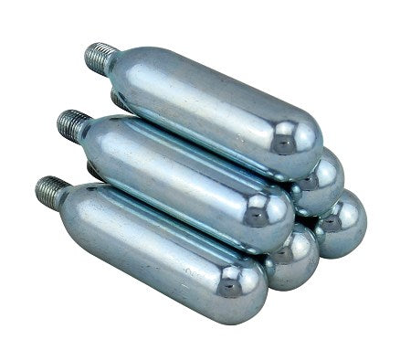 CO2 patroner m. gevind, 25 gram