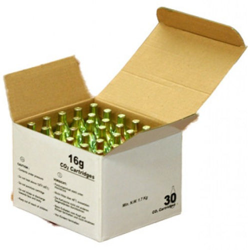 CO2 patroner m. gevind, 12 gram