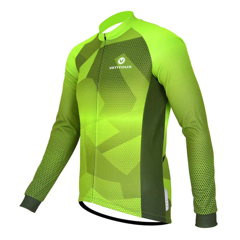 Ventoux thermal jersey, neon