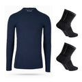 Ventoux Merino Base Layer svedundertrøje + 2 par Merino strømper