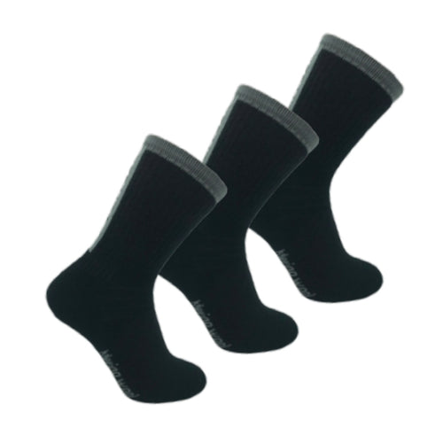 3-pak Ventoux Merino Bike Socks, sort