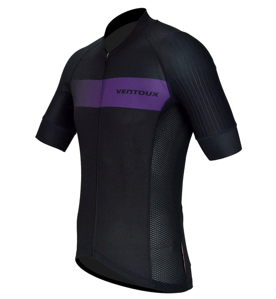 Ventoux Pro cykeltrøje, sort/mørk lilla