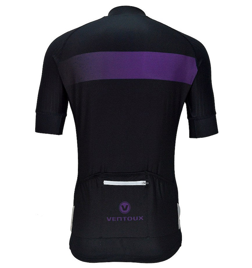 Ventoux Pro cykeltrøje, sort/mørk lilla