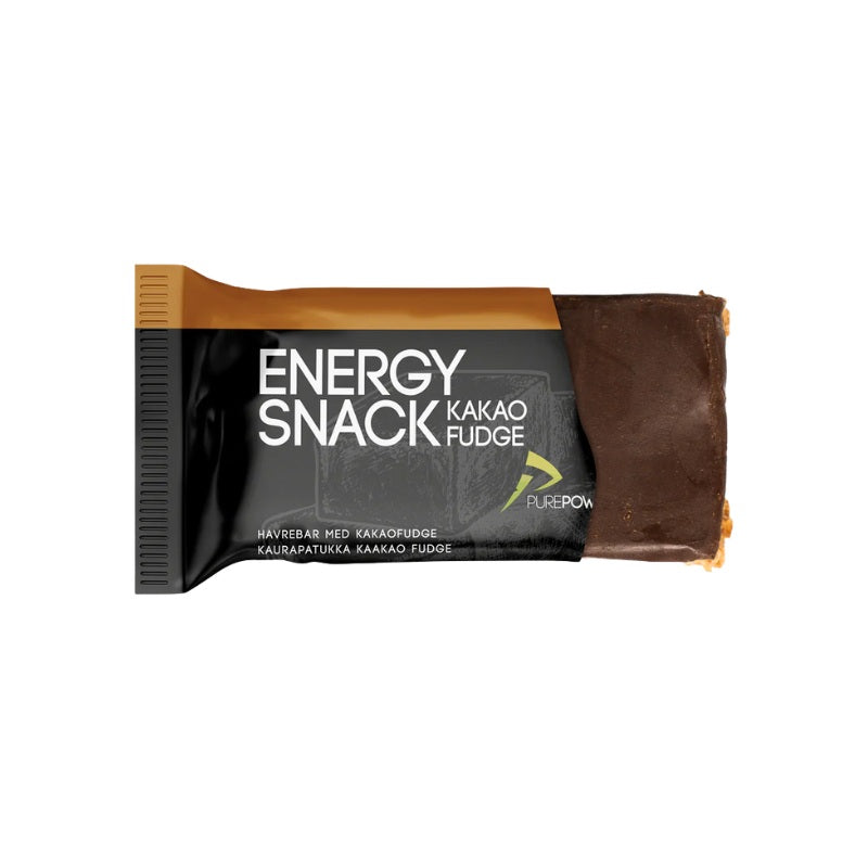 PurePower Energy Snack Bar, Kakao Fudge, 60 gram