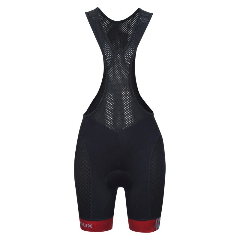 Ventoux Champion bib cykelbukser, dame, sort/rød