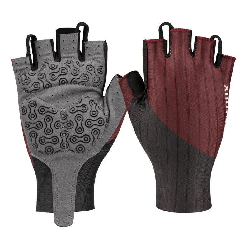 Ventoux Aero cykelhandsker, black/dark red