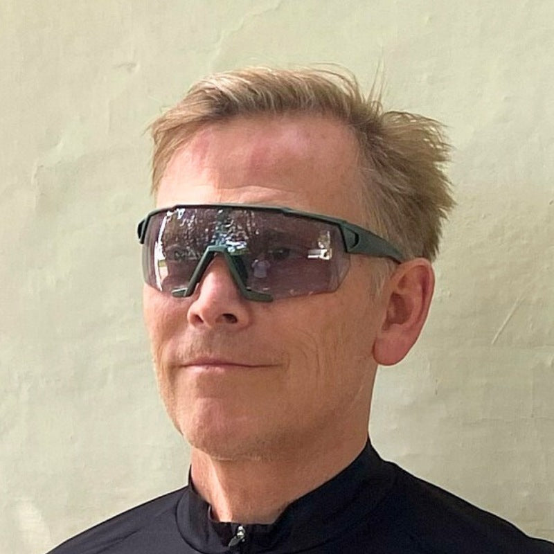 Ventoux Hero Fotochrome cykelbrille, Mat metal grøn