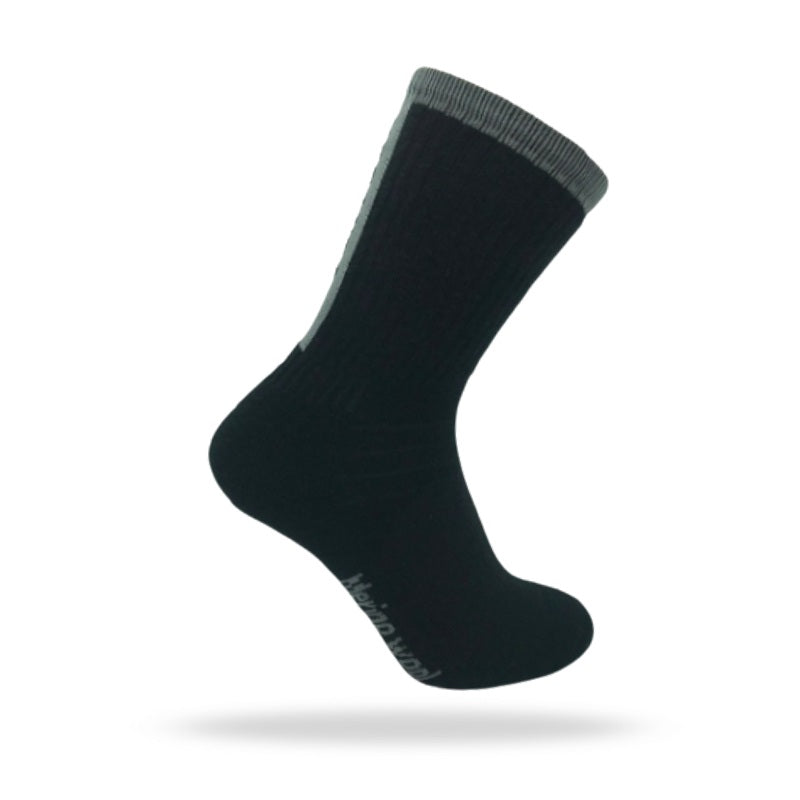 Ventoux Merino Bike Socks, sort/grå