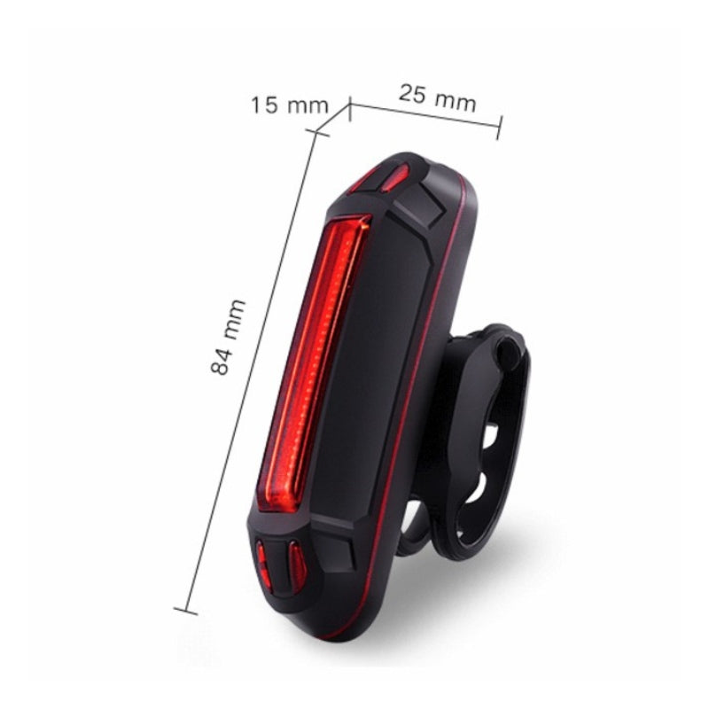 Ventoux USB genopladelig baglygte, 100 lumens