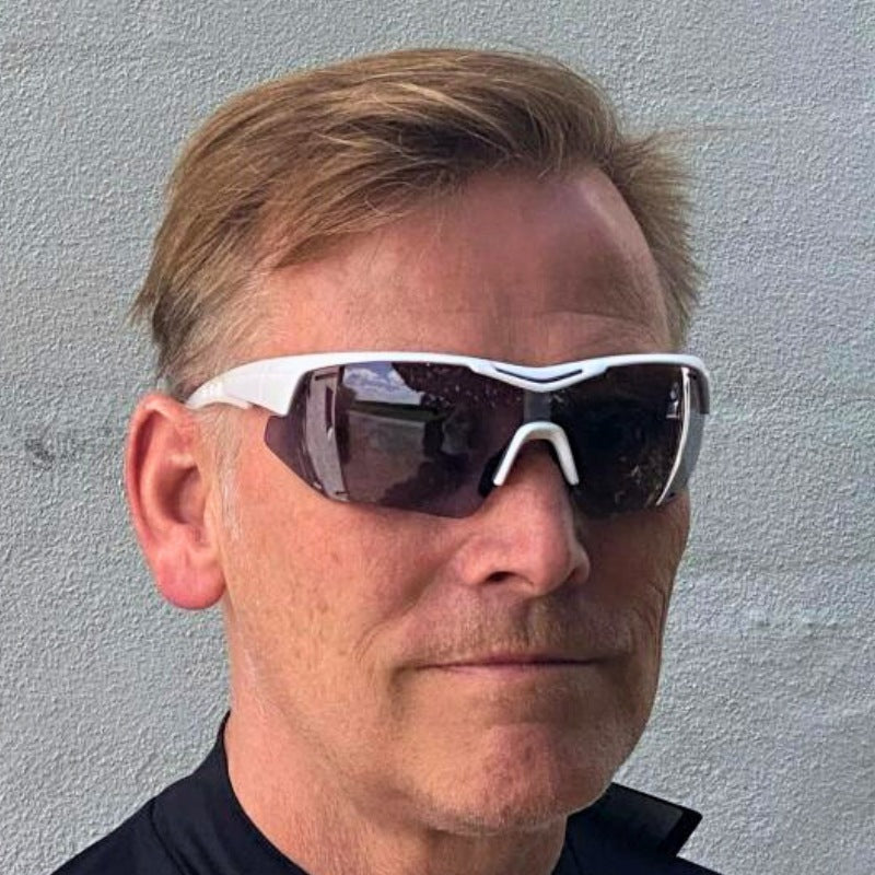 Ventoux Titan Fotochrome cykelbrille, Pearly white