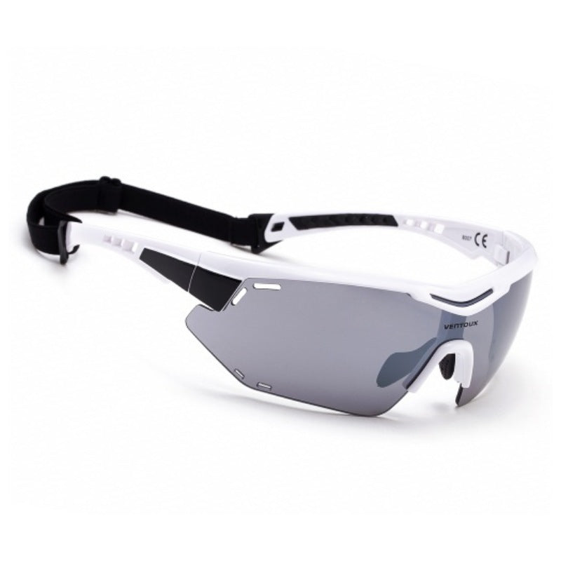 Ventoux Titan cykelbrille,  hvid/sort