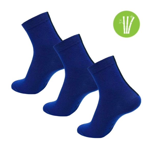 3-pak Ventoux Bamboo Bike Socks, Navy blå