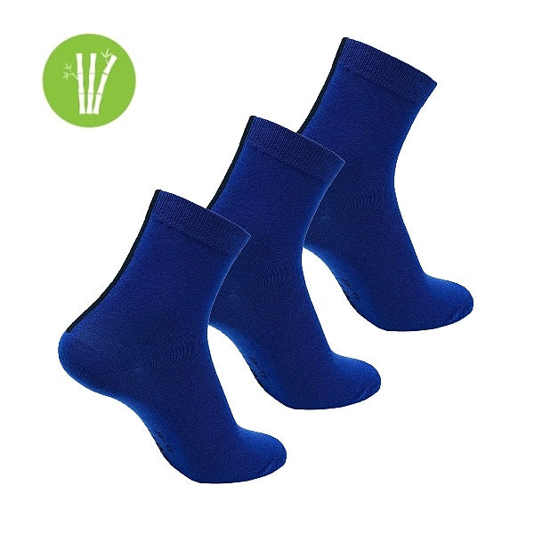3-pak Ventoux Bamboo Bike Socks, Navy blå