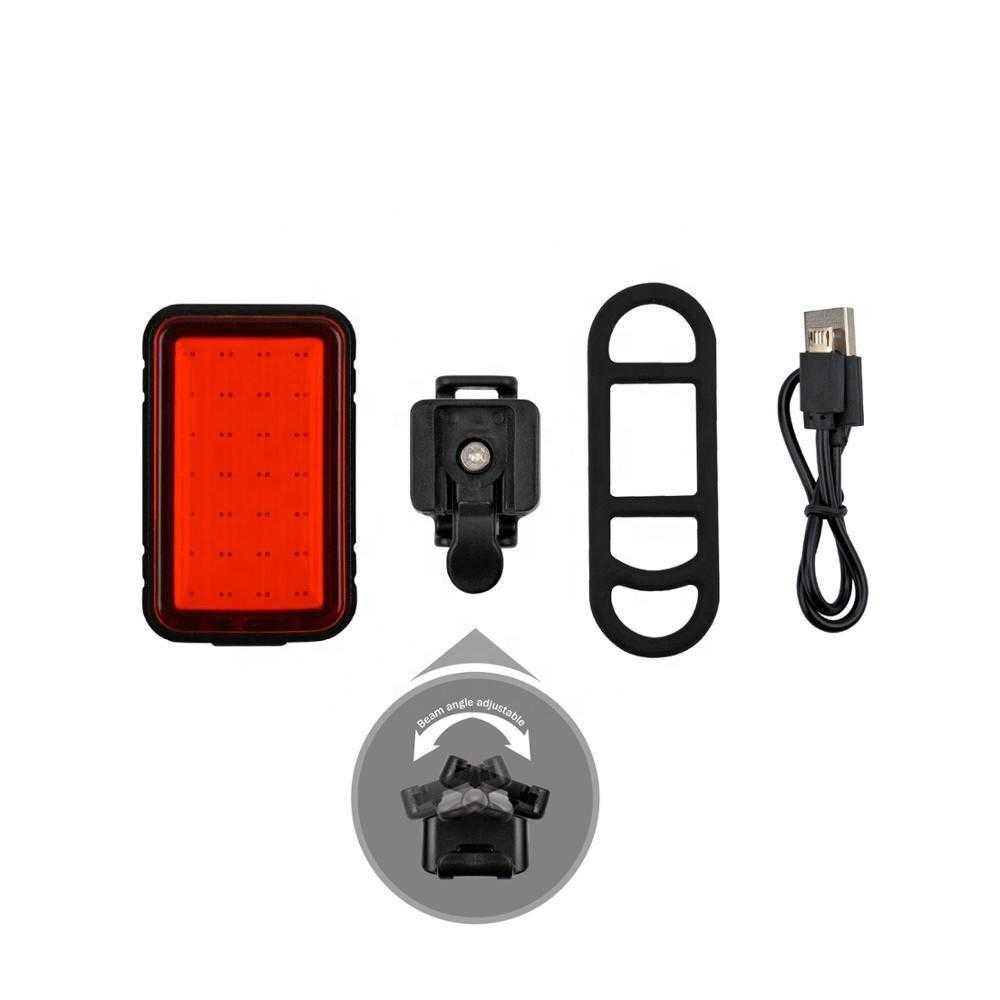 Ventoux High Power 4000 lumen LED forlygte + Square USB baglygte