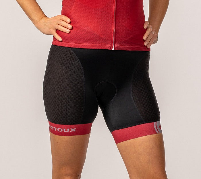 Ventoux Champion bib cykelbukser, dame, sort/rød