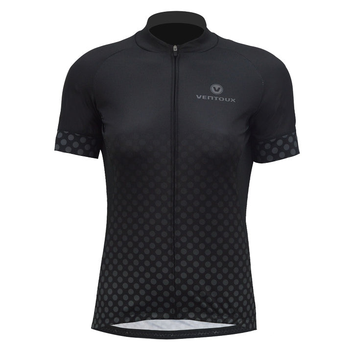 Ventoux Classic cykeltrøje, dame, black/grey