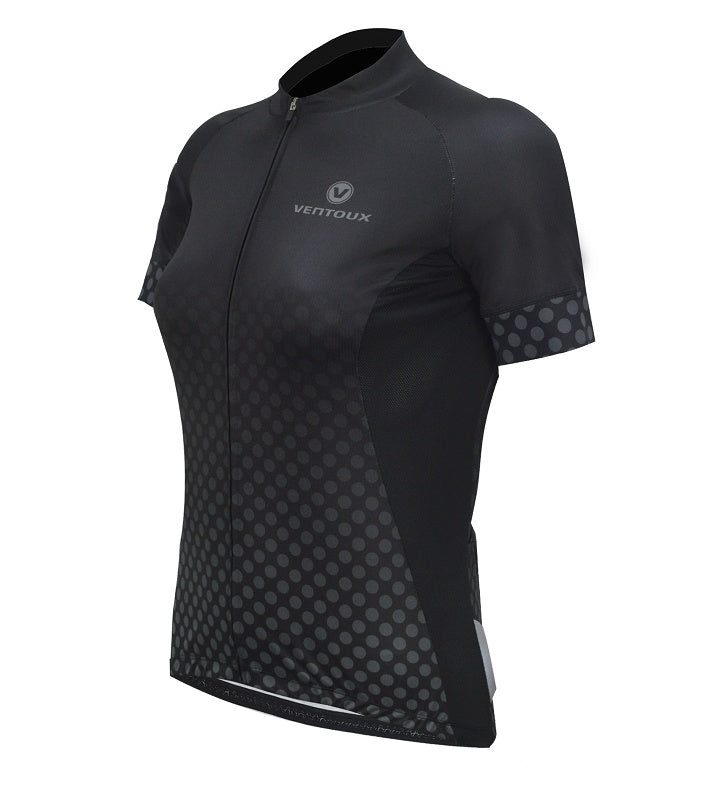 Ventoux Classic cykeltrøje, dame, black/grey