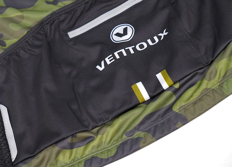Ventoux Hero cykeltrøje, sort/khaki