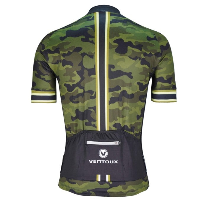 Ventoux Hero cykeltrøje, sort/khaki