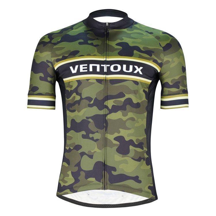 Ventoux Hero cykeltrøje, sort/khaki