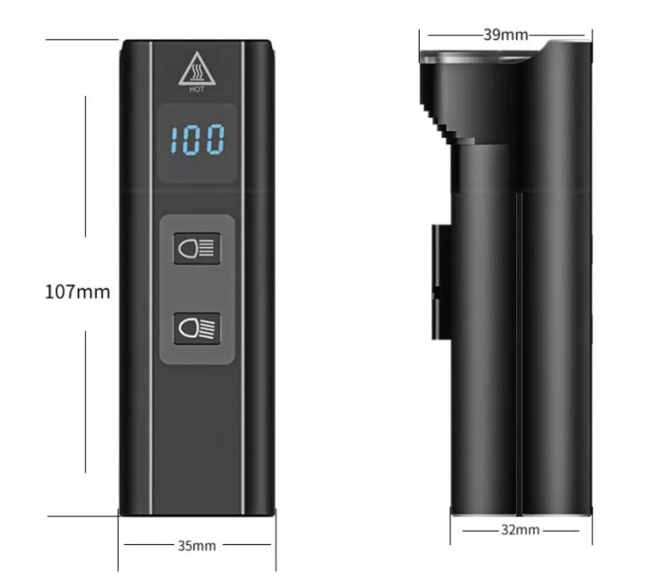 Ventoux USB High Power Alu forlygte 1200 lumen