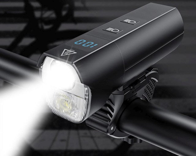 Ventoux USB High Power Alu forlygte 1200 lumen