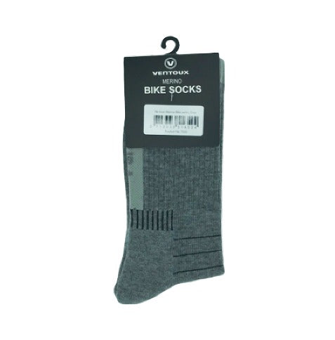3-pak Ventoux Merino Bike Socks, grå