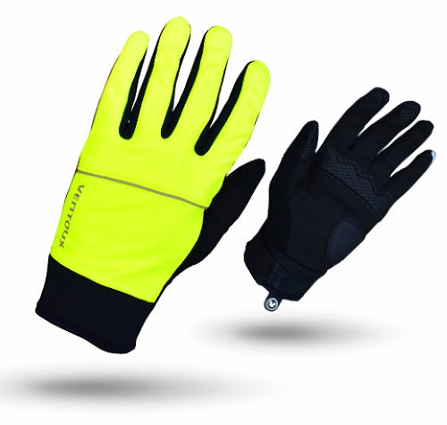 Ventoux Storm cykelhandske Hi-Vis, neon/sort