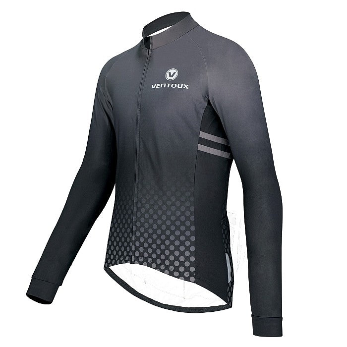 Ventoux Thermal LS cykeltrøje, sort/grå