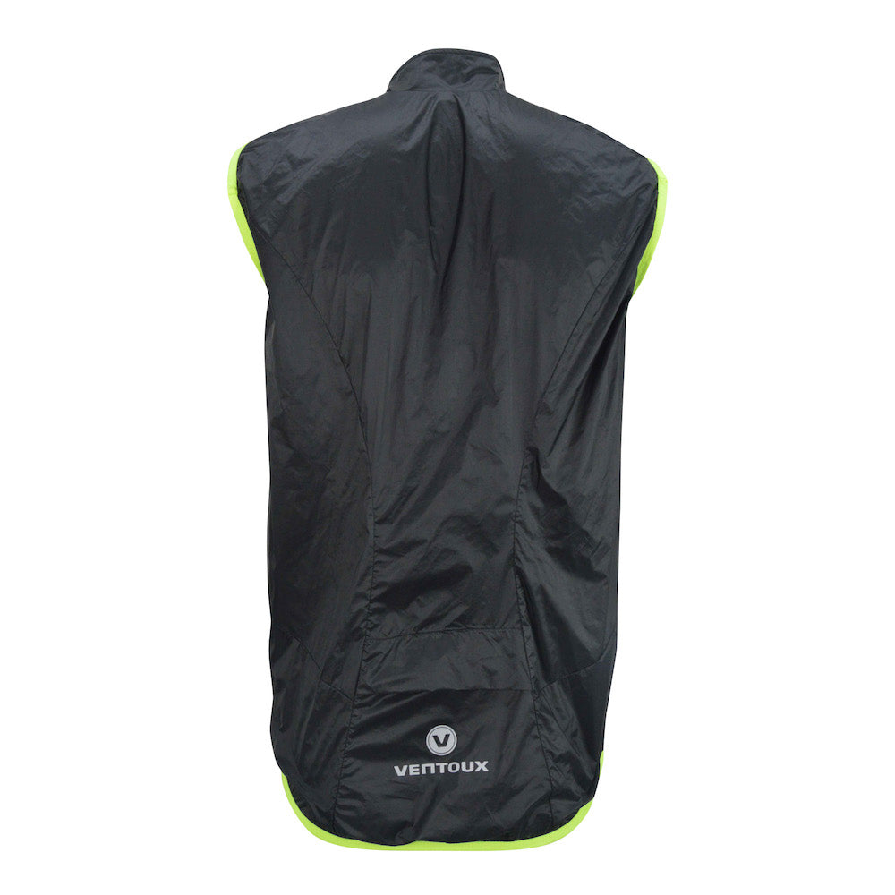 Ventoux windbreaker vest, sort